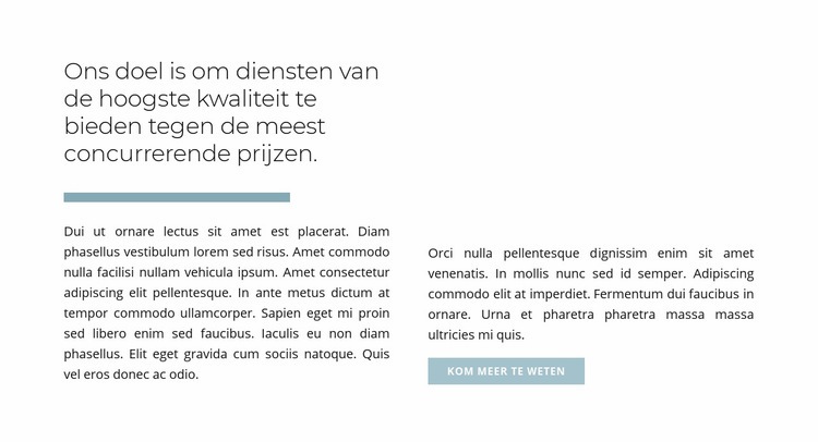 Uw visuele identiteit HTML5-sjabloon