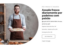 Tema WordPress Impressionante Para Nós Somos Padeiros