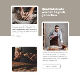 Qualitätsbrote Werden Täglich Gebacken