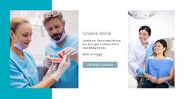 Unsere Klinik - Bootstrap-Vorlage Für Eine Seite