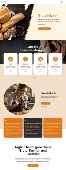 Brotbäckerei Online-Shop