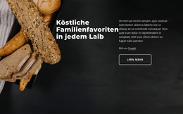 Brotbäckerei - Benutzerfreundliche Joomla-Vorlage
