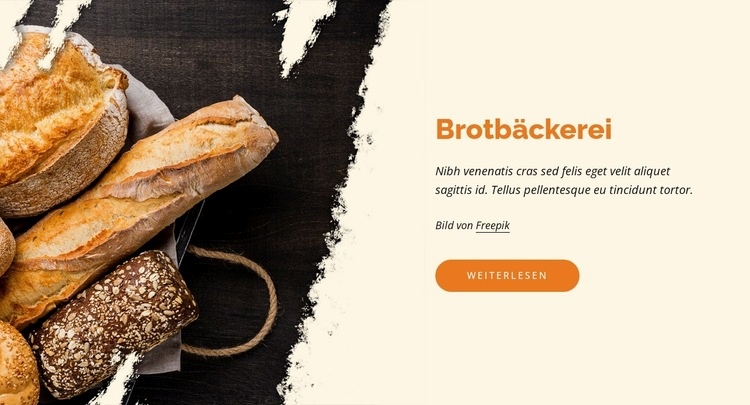 Das beste Brot in NYC Website Builder-Vorlagen