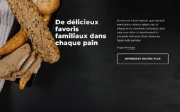 HTML5 Réactif Pour Boulangerie