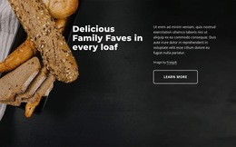 Responsive HTML5 For Loaf Bakery