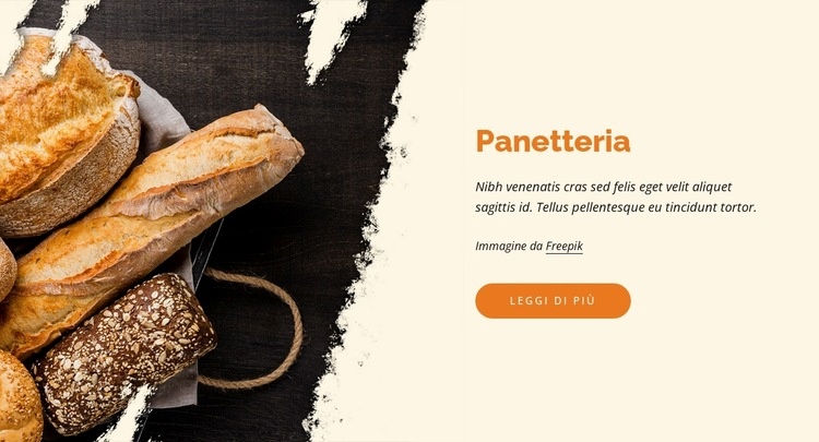 Il miglior pane di New York Mockup del sito web