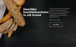 Brood Bakkerij - Eenvoudig Te Gebruiken Joomla-Sjabloon