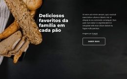 Construtor De Sites Gratuito Para Padaria De Pão