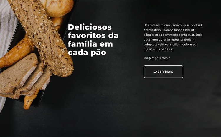 Padaria de pão Template CSS