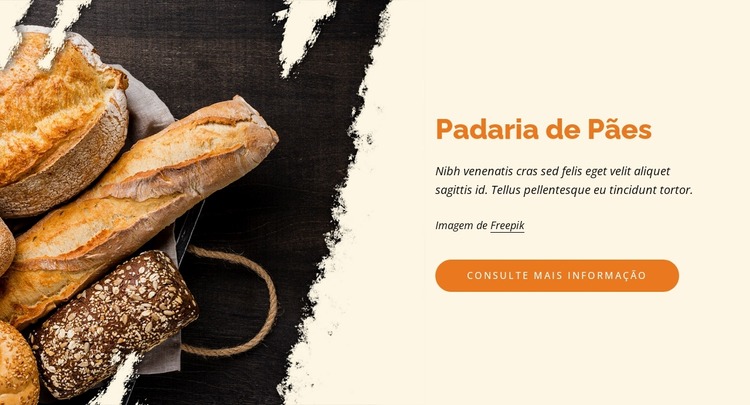 O melhor pão de NYC Template Joomla