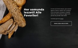 Ekmek Fırını Için Duyarlı HTML5