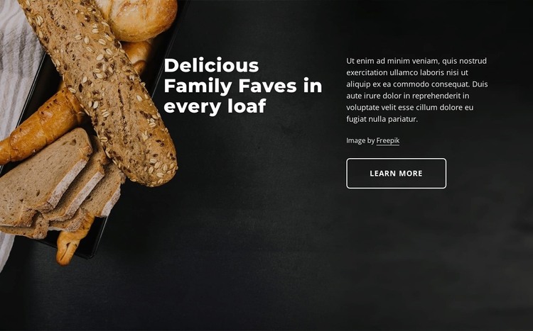 Loaf bakery Web Design