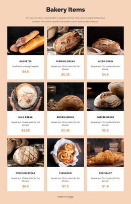 Honest Food CSS Layout Template