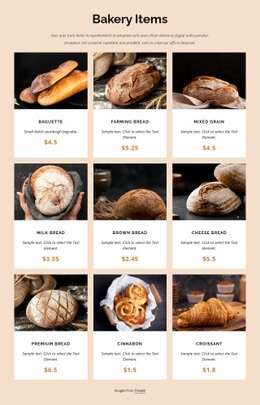 Honest food - Html Code Example by Nicepage