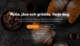 Layoutfunktion För Rulla, Proff, Croisanter