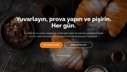 Rulo, Proff, Kruvasanlar Şablonlar Html5 Duyarlı Ücretsiz