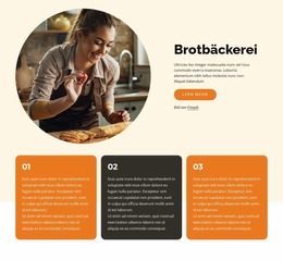 Brot Und Gebäck – Kostenloses Joomla-Website-Template