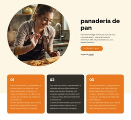 Panes Y Pasteles: Página De Destino HTML