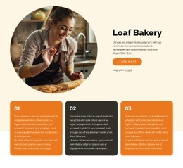 Breads And Pastries - Customizable Professional Html Code