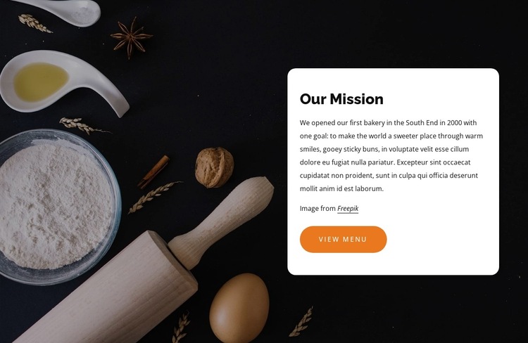 We have been baking with organic grain HTML5 Template