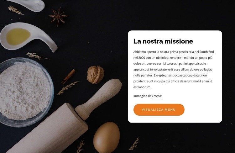 Abbiamo cucinato con grano biologico Progettazione di siti web