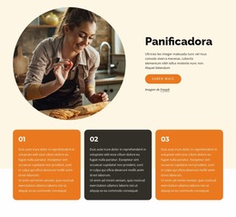 Pães E Pastéis - Modelo De Site Joomla Gratuito