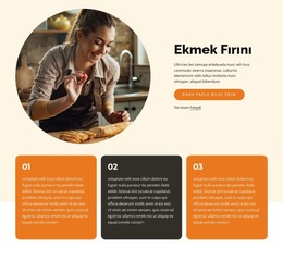 Ekmekler Ve Hamur Işleri - HTML Açılış Sayfası