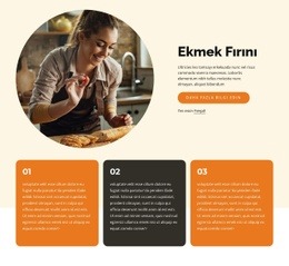 Ekmekler Ve Hamur Işleri - HTML5 Şablonu