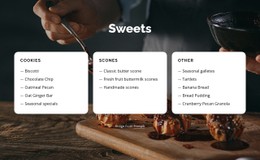 Cookies, scones and other - CSS Template by Nicepage