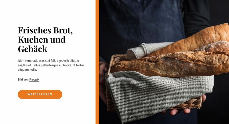 Bio-Brot Joomla Vorlage