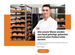 Die Traditionelle Bäckerei - Website-Vorlagen