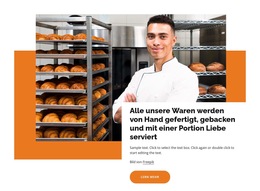 Die Traditionelle Bäckerei – Fertiges Website-Design