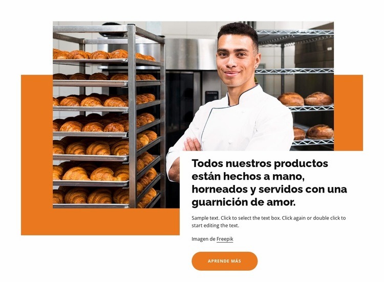 La panadería tradicional Plantillas de creación de sitios web