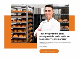 Conception De Site Prête À L'Emploi Pour La Boulangerie Traditionnelle