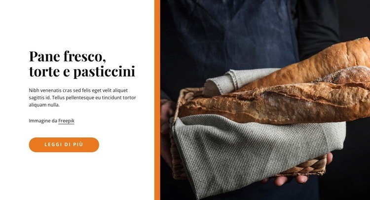 Pane biologico Progettazione di siti web