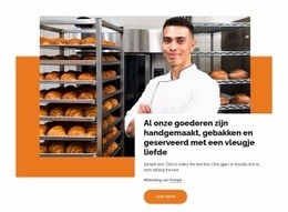 Productbestemmingspagina Voor De Traditionele Bakkerij