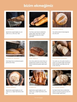 Dürüst Taze Ekmek Fırını - Çok Amaçlı Tek Sayfalık Şablon