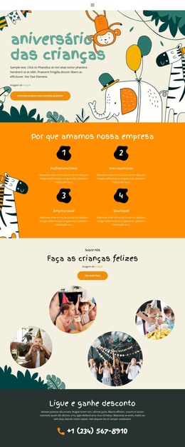 Organização De Férias - Modelo HTML Responsivo