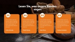 Was Unsere Kunden Über Uns Sagen - Website-Vorlagen