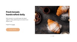 Fresh Breads - Custom HTML5 Template