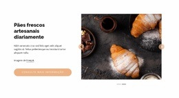 Pães Frescos - Construtor De Sites Para Inspiração