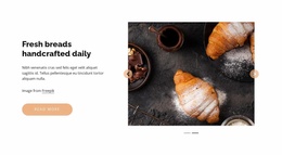 Fresh Breads - Website Template
