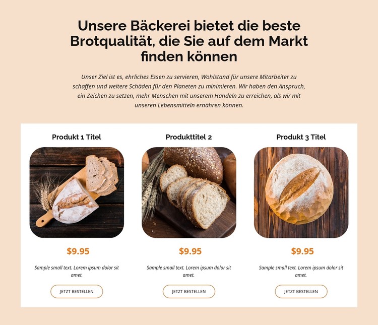 Durchsuchen Sie unsere Produkte CSS-Vorlage