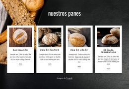 Panes De Muestra: Plantilla HTML5 Adaptable