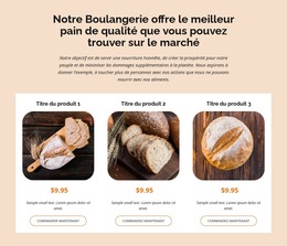 Parcourir Nos Produits – Mise En Page HTML Du Site Web