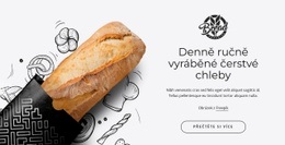Horký Čerstvý Chléb – Šablona Osobních Webových Stránek