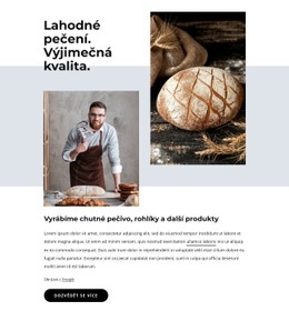 Prémiový Motiv WordPress Pro Chleby, Sušenky, Koláče