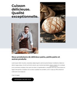 Pains, Biscuits, Gâteaux - Meilleur Modèle D'Une Page