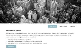 Imagen Empresarial Y Pestañas - HTML Site Builder