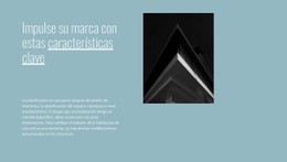 Impulsa Tu Marca Con Nosotros - Hermosa Maqueta De Sitio Web